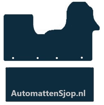 Naaldvilt antraciet automatten Nissan NV300 verlengde achtermat | 2016-2022