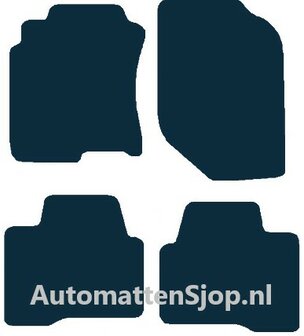 Naaldvilt zwart automatten Nissan Primera P12 | 2002-2008