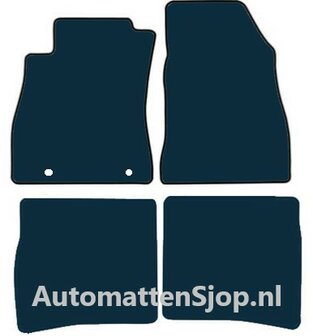 Naaldvilt zwart automatten Nissan Pulsar | 2014-2018