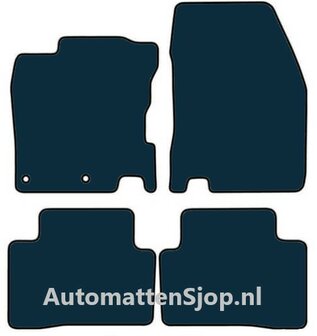 Naaldvilt zwart automatten Nissan Qashqai | 2014-2021