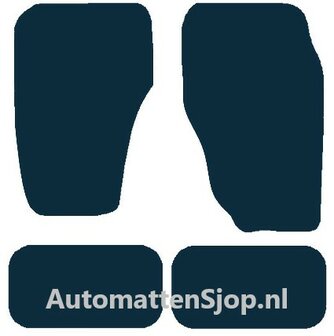 Naaldvilt zwart automatten Nissan Silvia | 1984-1989