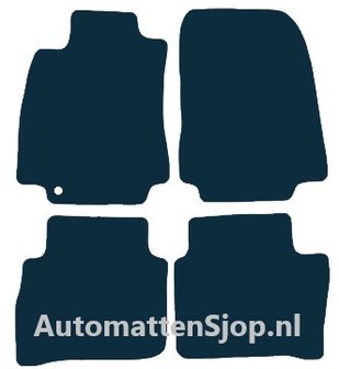 Naaldvilt antraciet automatten Nissan Tiida | 2008-2018