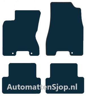 Naaldvilt antraciet automatten Nissan X-Trail T31 | 2007-2014