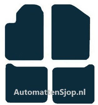 Naaldvilt zwart automatten Peugeot Partner I | 1996-2002