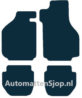 Naaldvilt antraciet automatten Porsche 911 930 Targa | 1977-1994