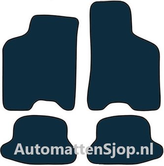 Naaldvilt zwart automatten Seat Arosa | 1997-2004