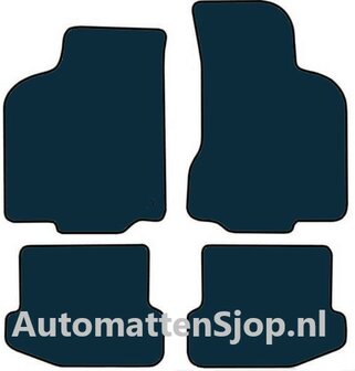 Naaldvilt antraciet automatten Seat Ibiza | 5-deurs | 1999-2002