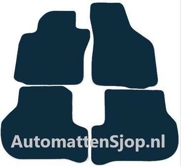 Luxe velours zwart automatten Seat Leon (1P) | 2005-2009