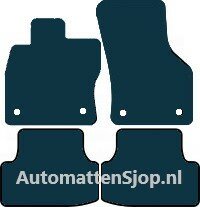 Naaldvilt zwart automatten Skoda Octavia IV | 2020-heden