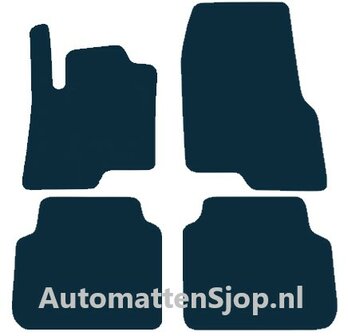 Naaldvilt zwart automatten Smart ForFour | 2004-2006