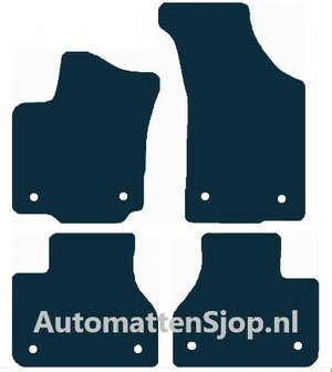 Naaldvilt zwart automatten Ssangyong Korando | 2011-2019