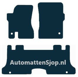 Naaldvilt zwart automatten Ssangyong Rodius | 2013-2018