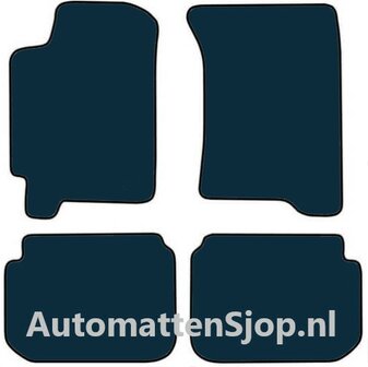 Naaldvilt zwart automatten Subaru Impreza GL | 1993-1998