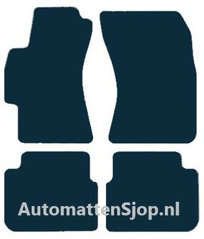 Naaldvilt zwart automatten Subaru Impreza | 2007-2012