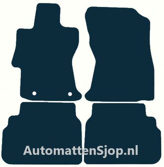 Naaldvilt zwart automatten Subaru XV | 2017-heden