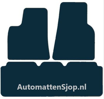 Naaldvilt zwart automatten Tesla Model S | 2016-heden