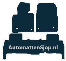 Luxe velours zwart automatten Toyota Land Cruiser 120 (J12) | 2002-2010