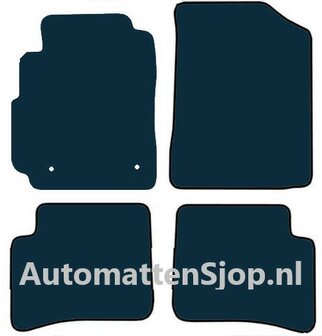 Naaldvilt zwart automatten Toyota Yaris (P1) | 2003-2005