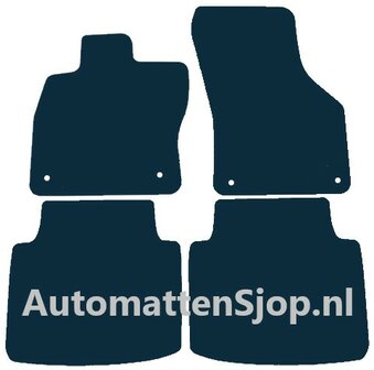 Naaldvilt antraciet automatten VW Arteon | 2017-2024