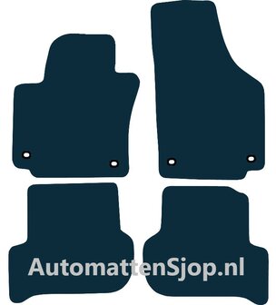 Naaldvilt zwart automatten VW Golf 6 Plus | 2009-2014