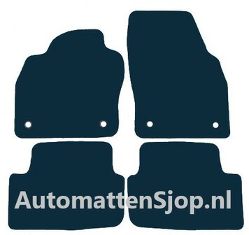 Naaldvilt zwart automatten VW T-Cross | 2019-heden