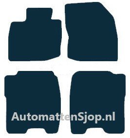 Naaldvilt zwart automatten Honda Civic type S/ type R | 2007-2011