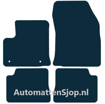 Luxe velours zwart automatten DS3 Crossback e-Tense | 2019-heden