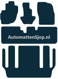 Naaldvilt antraciet automatten Mitsubishi Space Wagon | 1999-2004