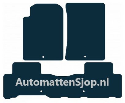 Naaldvilt zwart automatten Ssangyong Rexton | 2011-2018