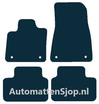 Naaldvilt zwart automatten Volvo XC40 Recharge P8 | 2021-heden