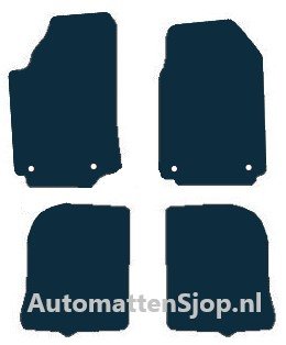 Luxe velours donkerblauw automatten Audi 100 | 1982-1991