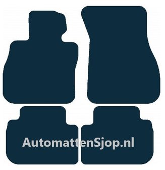 Luxe velours donkerblauw automatten BMW 1- Serie (F40) | 2019-heden