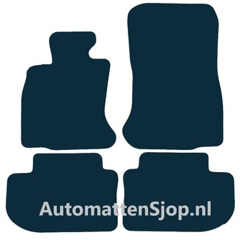 Luxe velours donkerblauw automatten BMW 6-Serie (F06) Gran Coup&eacute; | 2012-2019
