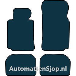 Luxe velours donkerblauw automatten BMW 7-Serie (E38) | 1994-2001