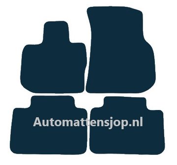 Luxe velours donkerblauw automatten BMW iX3 (G08) | 2020-heden