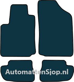 Luxe velours donkerblauw automatten Citroen C2 | 2003-2010