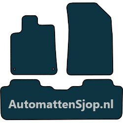 Luxe velours donkerblauw automatten Citroen C5 I &amp; II | 2001-2008
