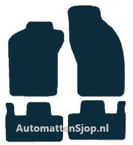 Luxe velours donkerblauw automatten Fiat Coupe | 1994-2000
