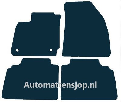 Luxe velours beige automatten Ford Tourneo Courier | 2014-2021