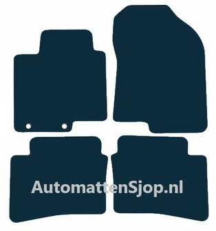 Luxe velours donkerblauw automatten Hyundai Bayon | 2021-heden