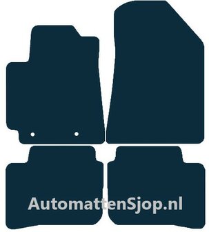 Luxe velours donkerblauw automatten Hyundai i10 | 2020-heden