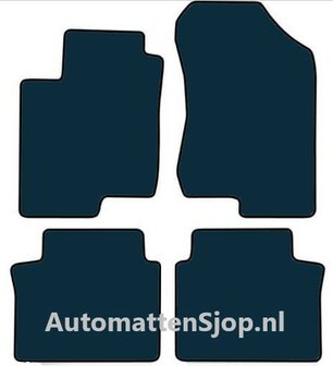 Luxe velours donkerblauw automatten Hyundai Sonata V | 2005-2010