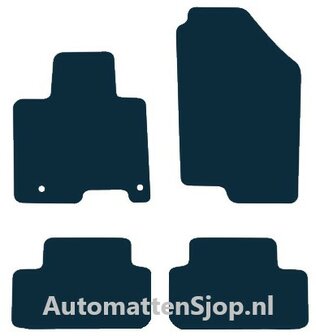 Luxe velours donkerblauw automatten Hyundai Tucson Hybrid | 2021-heden