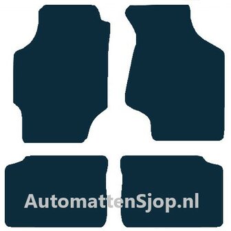 Luxe velours donkerblauw automatten Kia Mentor | 2001-2003