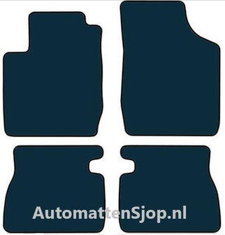 Luxe velours donkerblauw automatten Kia Rio I | 2000-2005