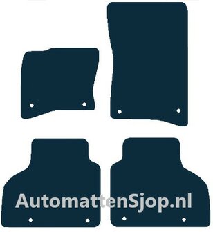 Luxe velours rood automatten Land Rover Defender (L663) | 2019-heden