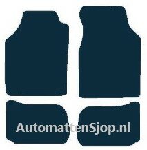 Luxe velours donkerblauw automatten Mazda 323 (BG) | 1989-1995