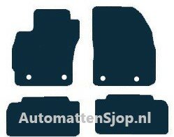Luxe velours donkerblauw automatten Mazda 5 | 5 persoons | 2010-2015