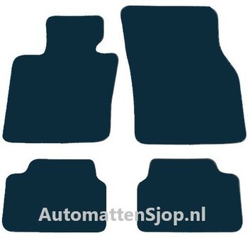 Luxe velours donkerblauw automatten Mini One F55 5-deurs | 2014-heden
