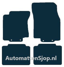 Luxe velours donkerblauw automatten Nissan X-Trail T32 | 2014-2022